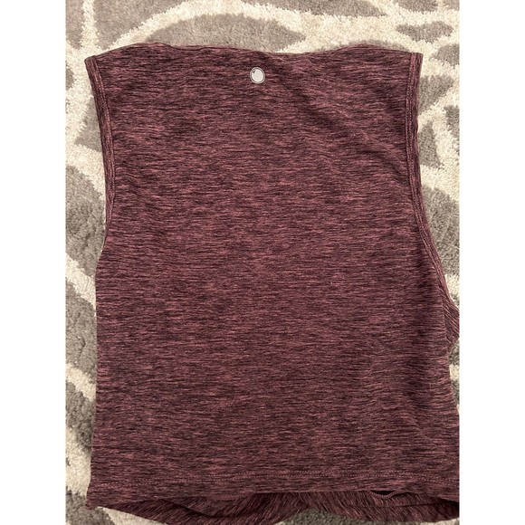 Yogalicious Lux Crisscross Crop Top in Dark Pink - Picture 5 of 5